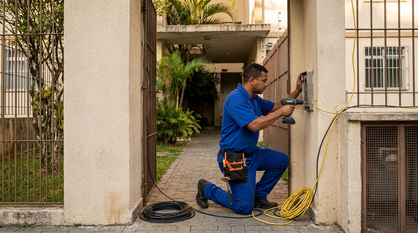 Instalacao de interfone profissional em Montes Claros‑MG