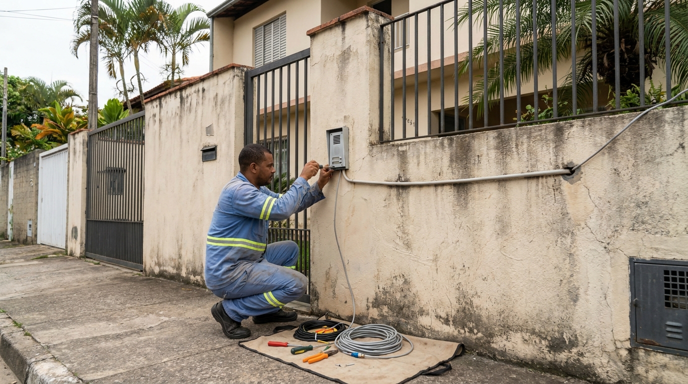 Instalacao de video porteiro em Montes Claros‑MG